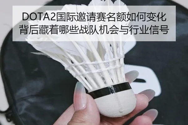 DOTA2国际邀请赛名额如何变化背后藏着哪些战队机会与行业信号